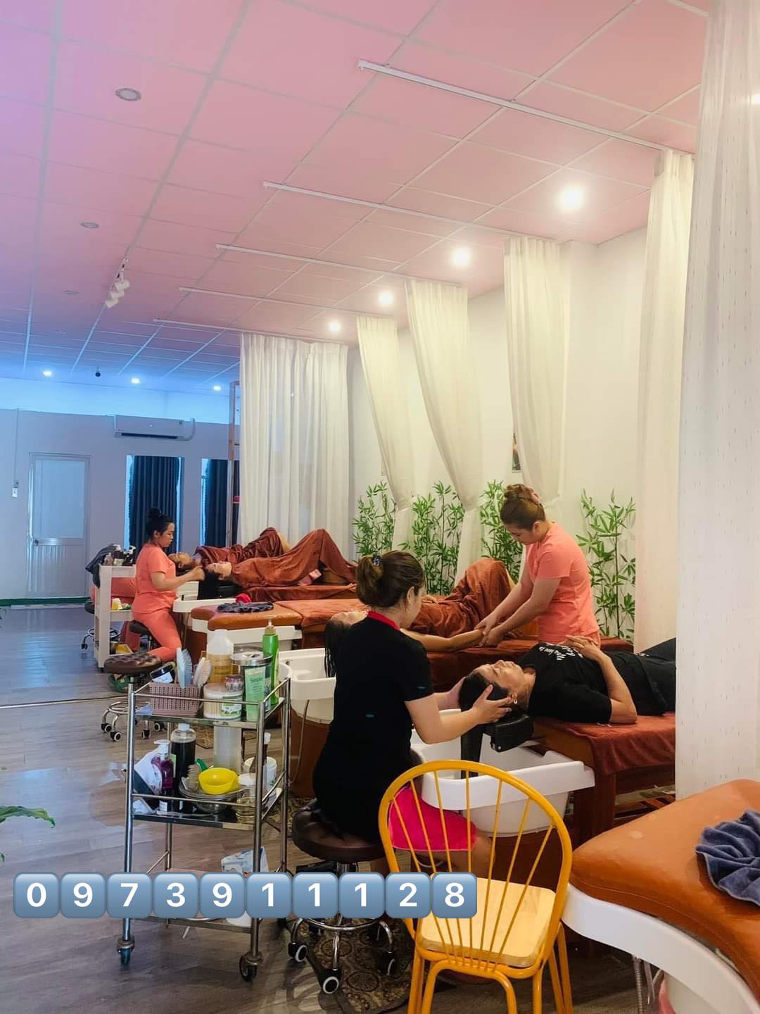 Giường gội đầu 2 in 1