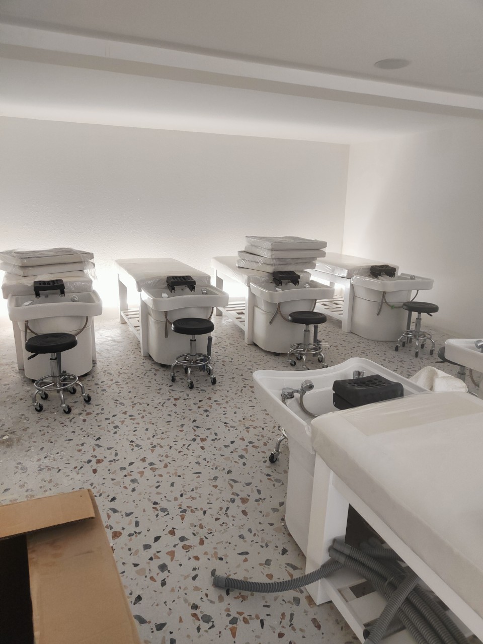 giường gội đầu 2in1 bồn nhựa tai thỏ giá rẻ