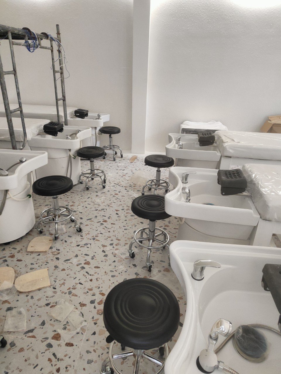 giường gội đầu 2in1 bồn nhựa tai thỏ giá rẻ